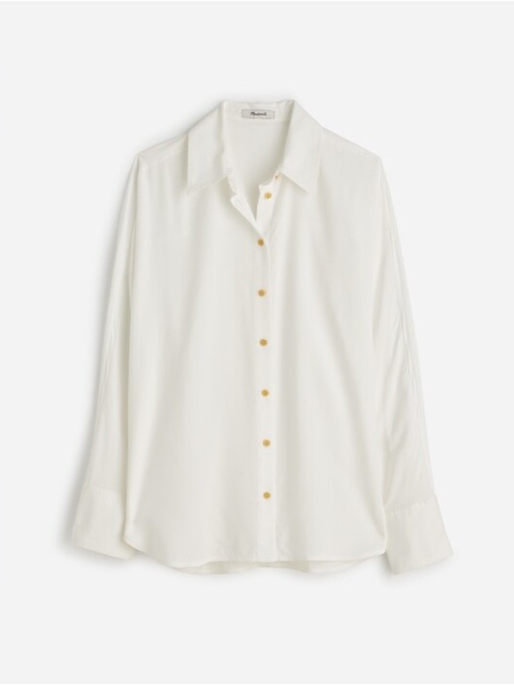 Madewell Relaxed Dolman Button-Up Shirt White Size Medium - Picture 1 of 10